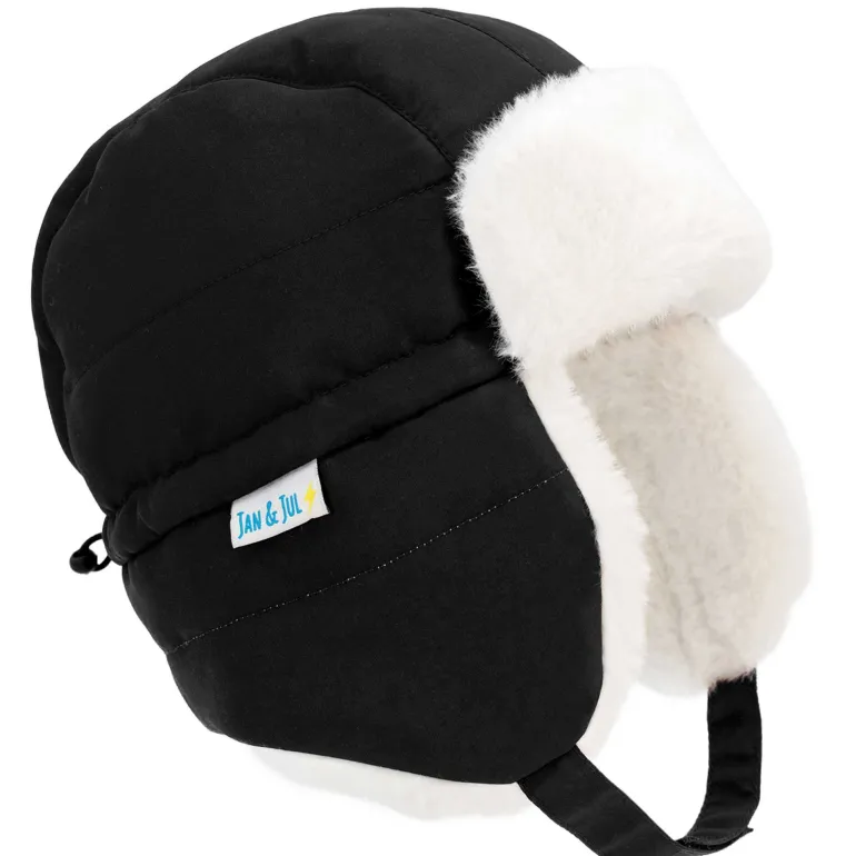 Kids Insulated Winter Hats | Black