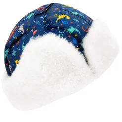 Kids Insulated Winter Hats | Space Dinos