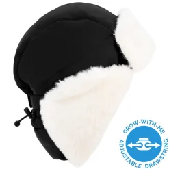 Kids Insulated Winter Hats | Black