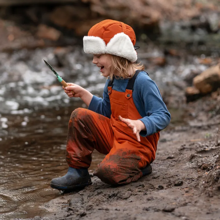 Kids Insulated Winter Hats | Terracotta