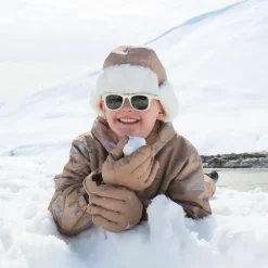 Kids Insulated Winter Hats | Soft Brown