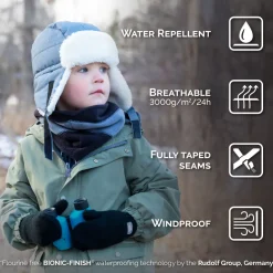 Kids Insulated Winter Hats | Space Dinos