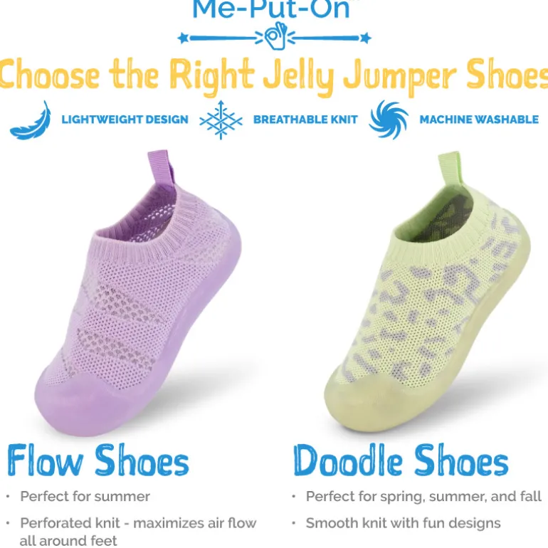 Kids Jelly Jumper Doodle Shoes | Peach