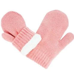 Kids Knit Mittens | Dusty Pink