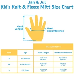 Kids Knit Mittens | Red