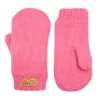 Kids Knit Mittens | Watermelon Pink