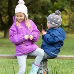 Kids Knit Winter Earflap Hats | Hearts