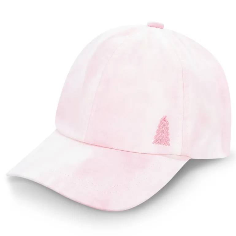 Kids Lite Baseball Caps | Pink Tie-Dye