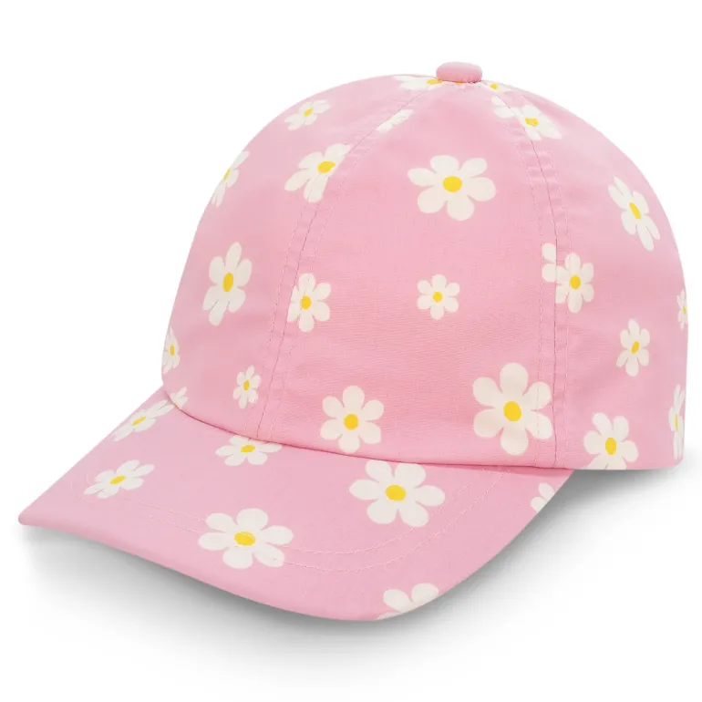 Kids Lite Baseball Caps | Pink Daisy
