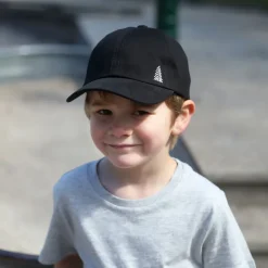 Kids Lite Baseball Caps | Black