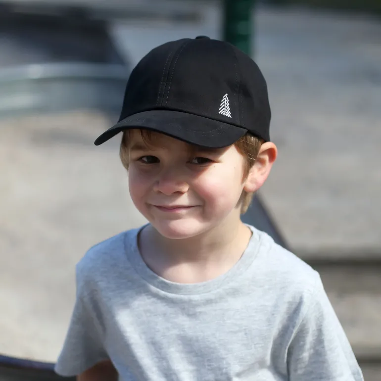 Kids Lite Baseball Caps | Black