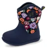 Kids Lite Waterproof Boots | Winter Flowers