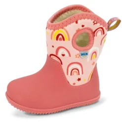 Kids Lite Waterproof Boots | Pink Rainbow