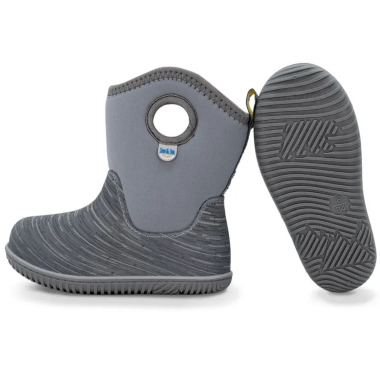Kids Lite Waterproof Boots | Grey Birch