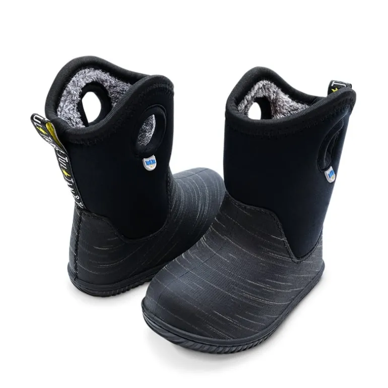 Kids Lite Waterproof Boots | Black Birch