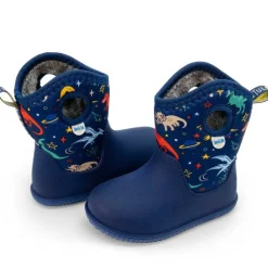 Kids Lite Waterproof Boots | Space Dinos