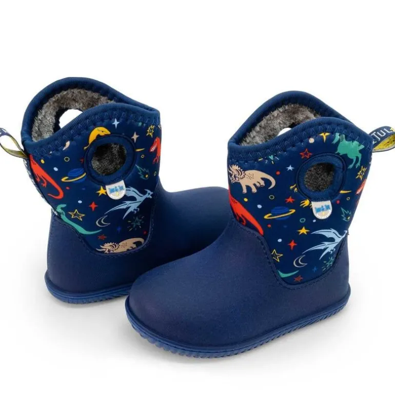 Kids Lite Waterproof Boots | Space Dinos