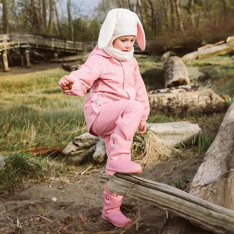 Kids Lite Waterproof Boots | Dusty Pink Birch