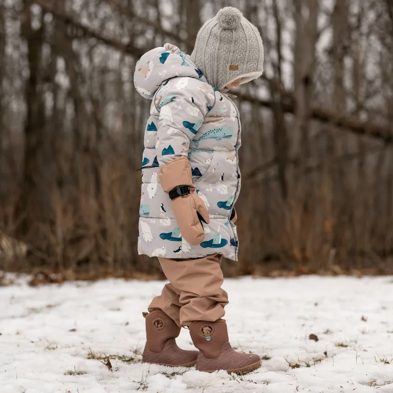 Kids Lite Waterproof Boots | Brown Birch
