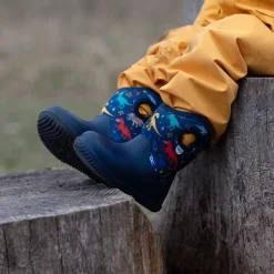 Kids Lite Waterproof Boots | Space Dinos
