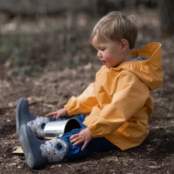 Kids Lite Waterproof Boots | Grey Construction