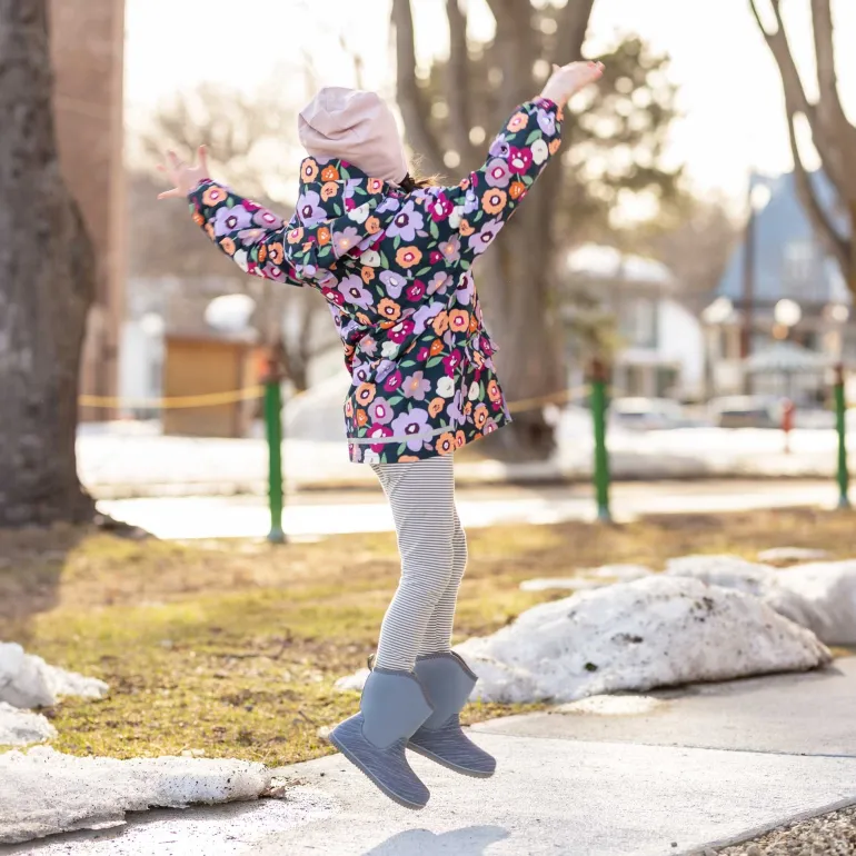 Kids Lite Waterproof Boots | Grey Birch