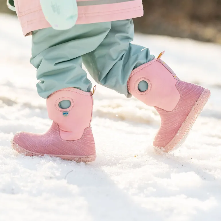 Kids Lite Waterproof Boots | Dusty Pink Birch