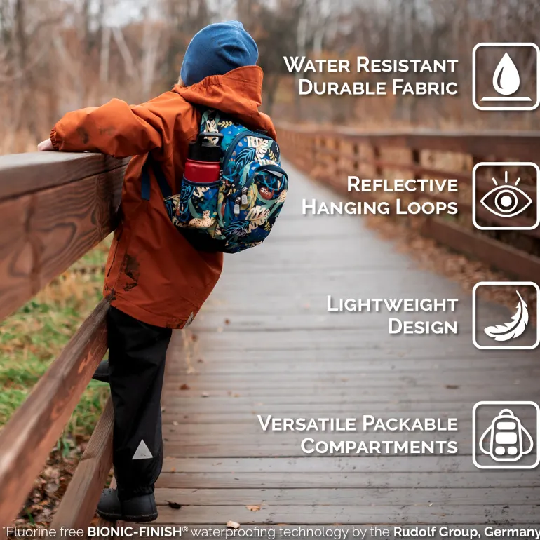 Kids Mini Backpacks | Navy Forest