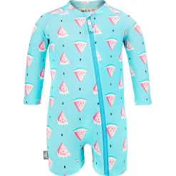 Kids One Piece UV Sun Suit | Watermelon