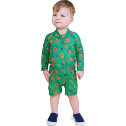 Kids One Piece UV Sun Suit | Pineapple Party