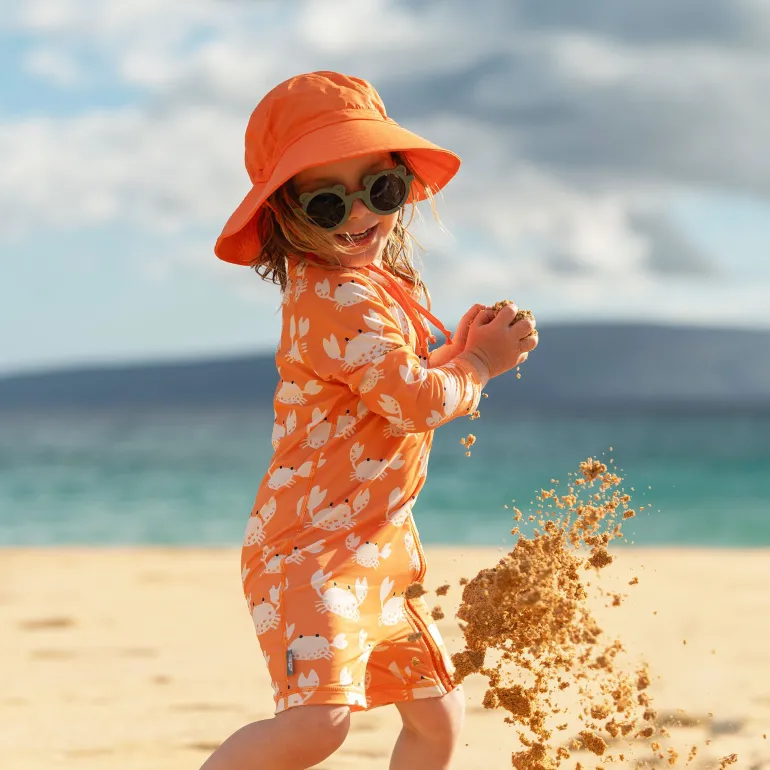 Kids One Piece UV Sun Suit | Crabby Crab