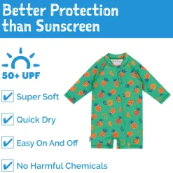 Kids One Piece UV Sun Suit | Pineapple Party