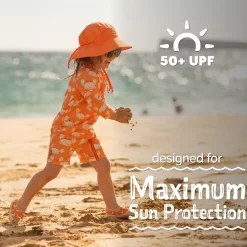 Kids One Piece UV Sun Suit | Crabby Crab