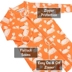 Kids One Piece UV Sun Suit | Crabby Crab