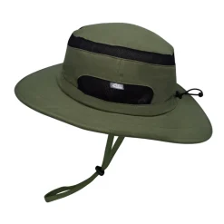 Kids Packable Hiking Hats | Army Green