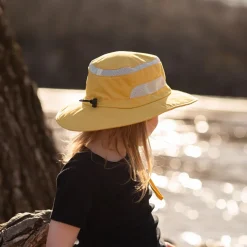 Kids Packable Hiking Hats | Yellow