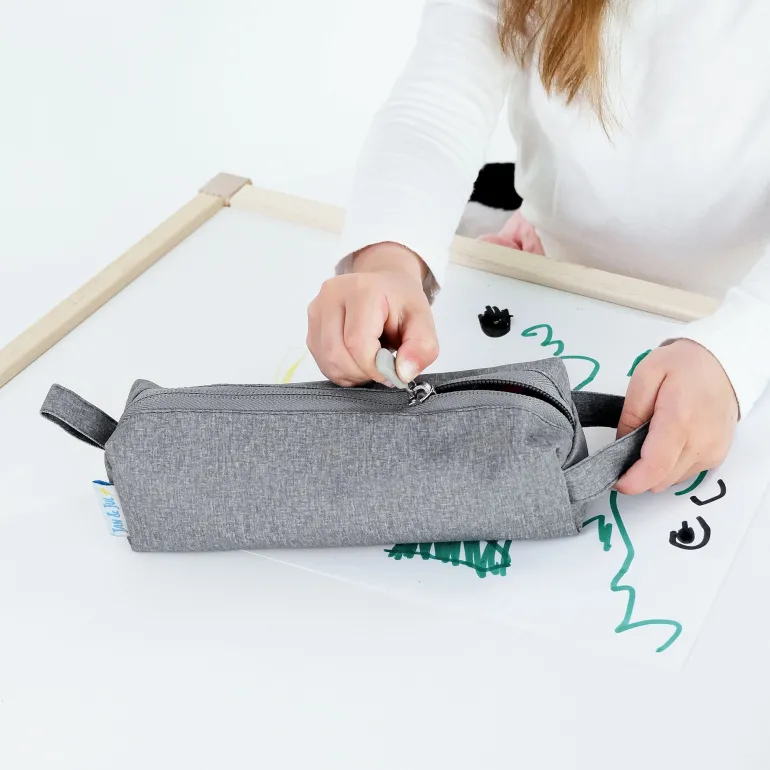 Kids Pencil Case | Heather Grey