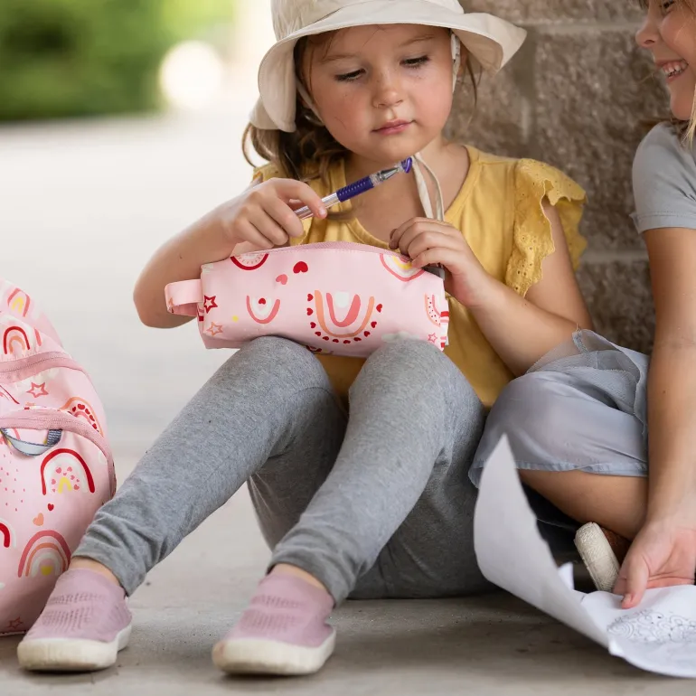 Kids Pencil Case | Pink Rainbow