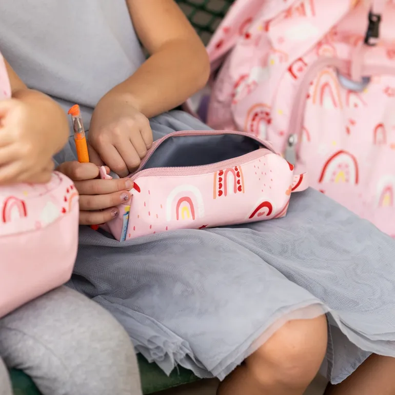 Kids Pencil Case | Pink Rainbow