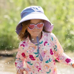 Kids Polarized Heart Sunglasses | Lavender
