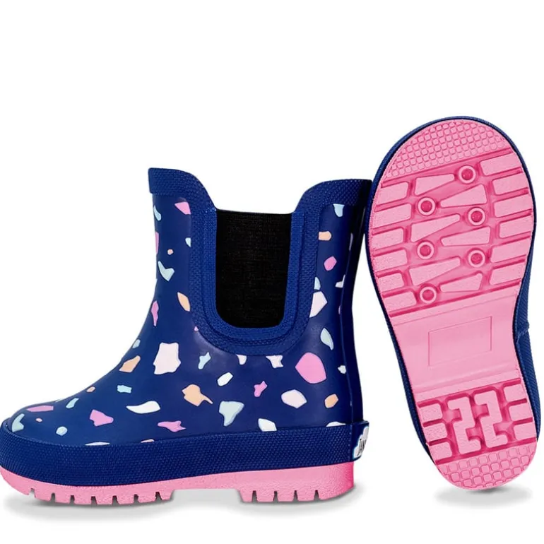 Kids Rubber Rain Boots | Terrazzo