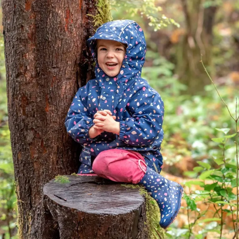 Kids Rubber Rain Boots | Terrazzo