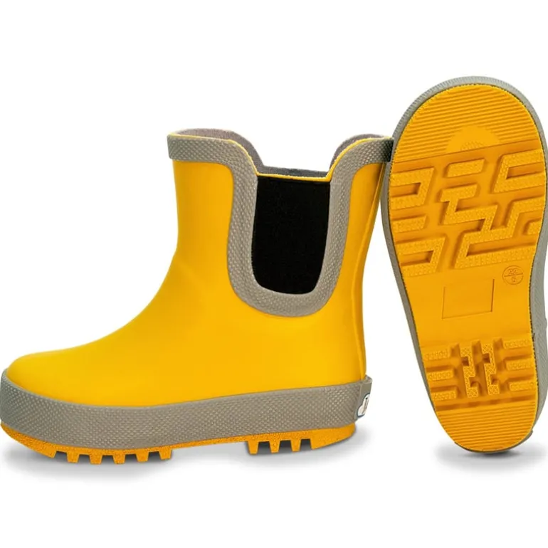 Kids Rubber Rain Boots | Yellow