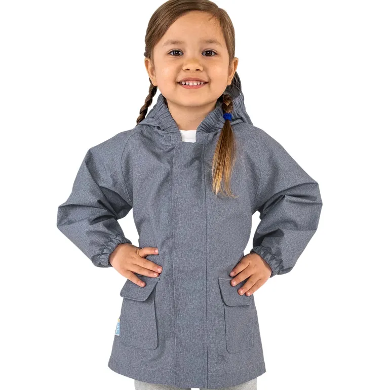 Kids Shell Jacket | Heather Grey