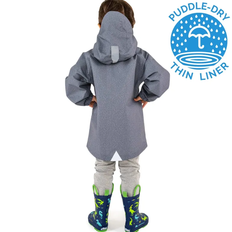 Kids Shell Jacket | Heather Grey