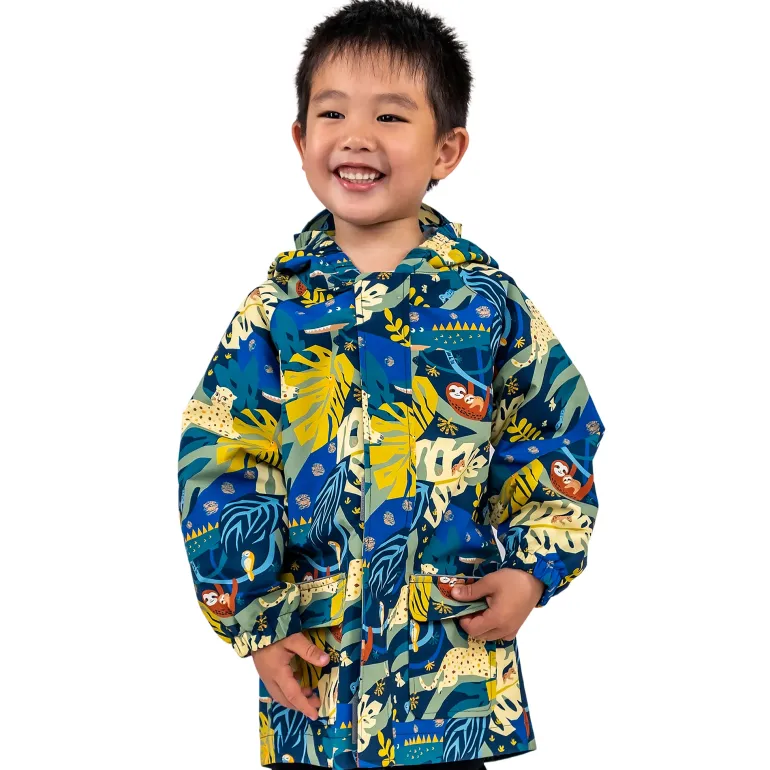 Kids Shell Jacket | Jungle Nights