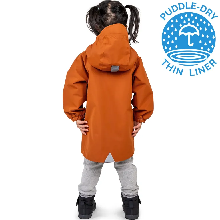 Kids Shell Jacket | Terracotta