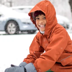 Kids Shell Jacket | Terracotta