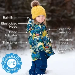 Kids Shell Jacket | Terracotta