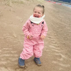 Kids Single Layer Rain Overalls | Prairie Flowers
